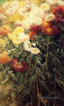 Gustave Caillebotte œuvres - Jardin des chrysanthèmes au Petit Gennevilliers Gustave Caillebotte